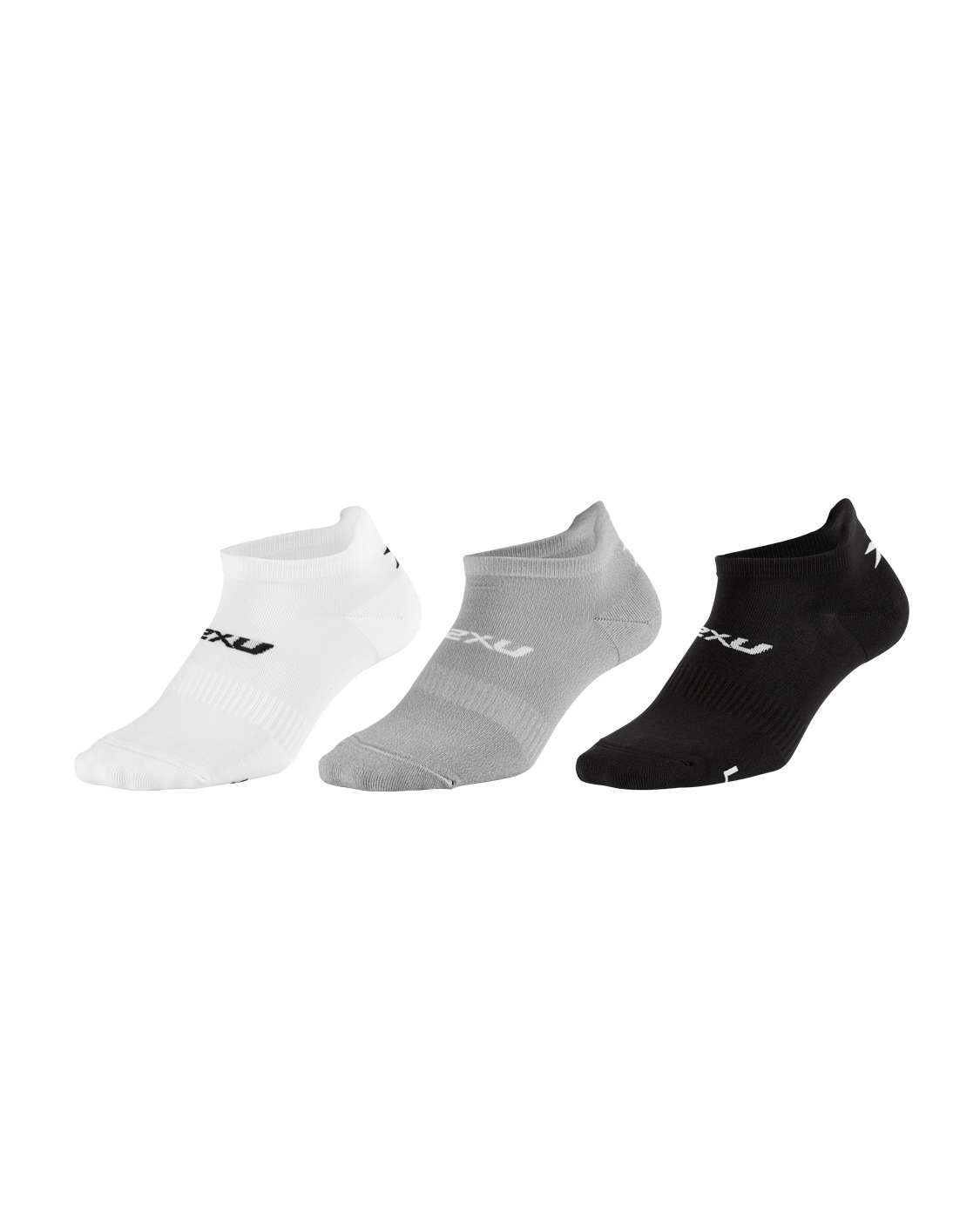 2XU Unisex Ankle Sock 3 Pack - Three Color